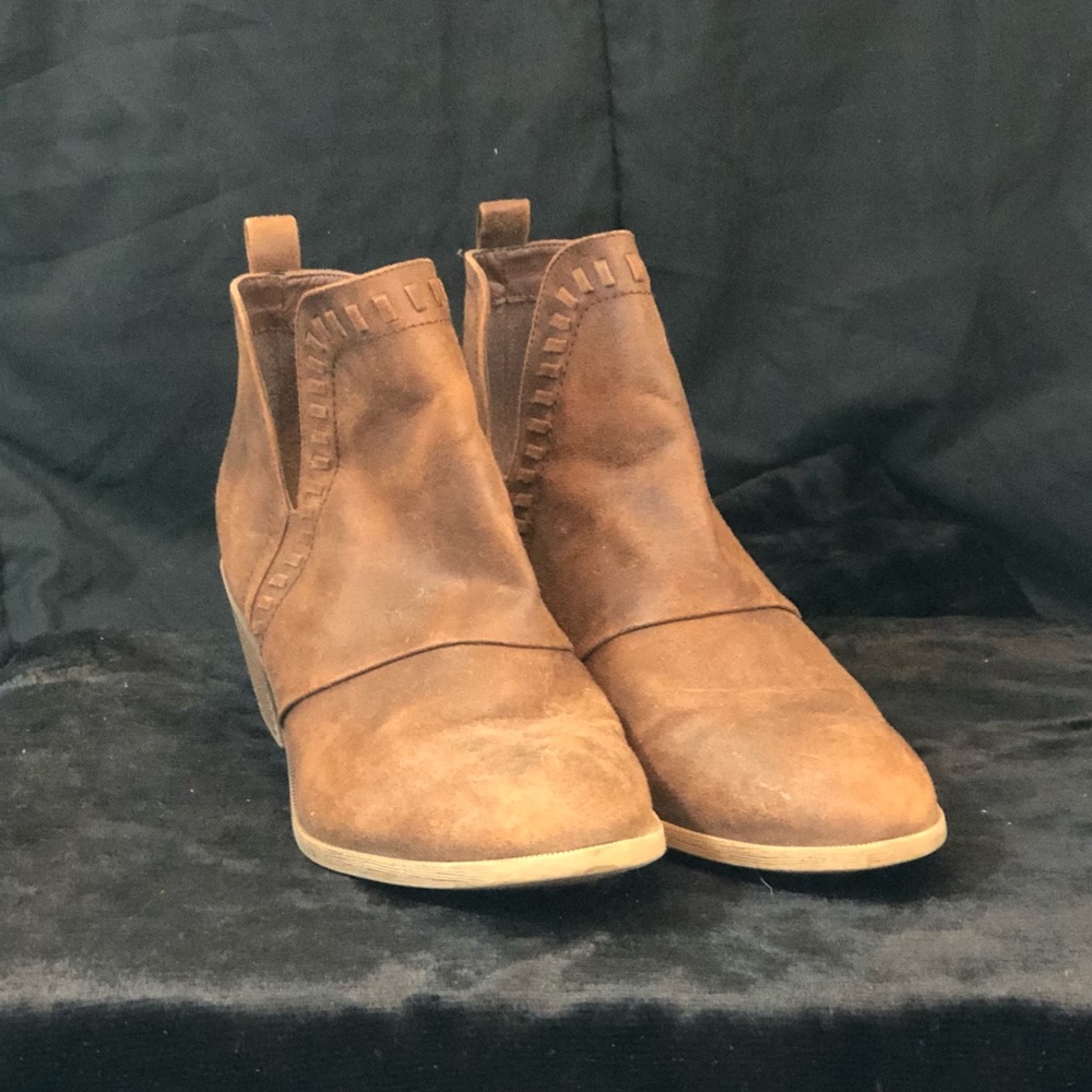 Brown, Rustic Styled, Ankle Booties, by Rock & Candy
